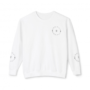 White GODiFalo Jesus Christ Crewneck